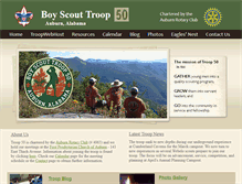 Tablet Screenshot of boyscout50.org